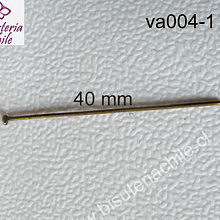 Vastago envejecido punta tipo clavo 40 mm de largo set  20 gramos 