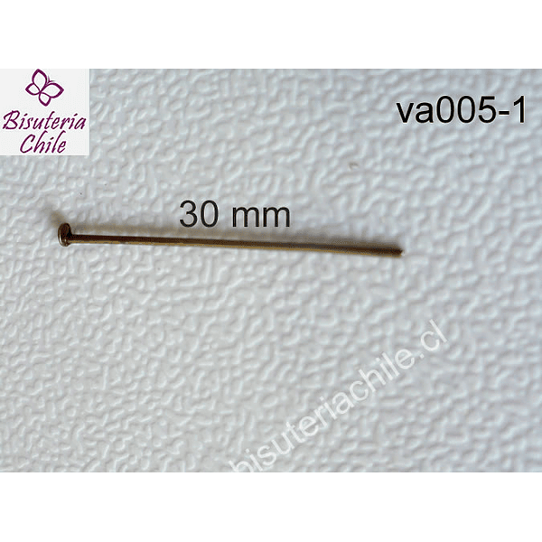 Vastago envejecido punta tipo clavo  30 mm de largo  set  20 gramos 