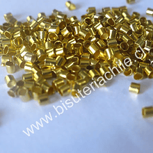 Escalachin o chafa dorado 1,5 x 1,5 mm,  2 grs 		