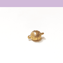 Broche iman dorado, 13 mm con la unión, 8 mm de diámetro, venta por unidad