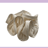 Scrunchies de gran tamaño para mujer, bandas elásticas para el cabello, tela de satén, 15 cm de ancho por unidad