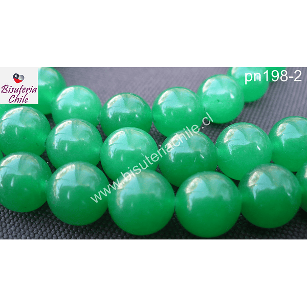 Aventurina de 10 mm, tira de 37 piedras aprox