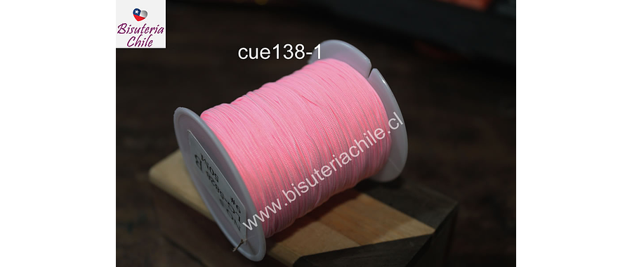Tripolino de 0,5 mm color rosado rollo de 50 metros