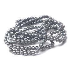 perla de fantasía gris de 4mm , 200 perlas aprox