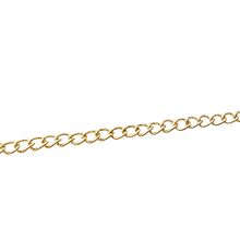 Cadena dorada, eslabón de 2 x 3,5 por metro