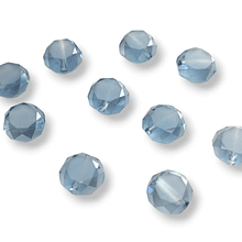 Cristal especial gris, 12 mm x 8 mm de ancho, set de 10 unidades