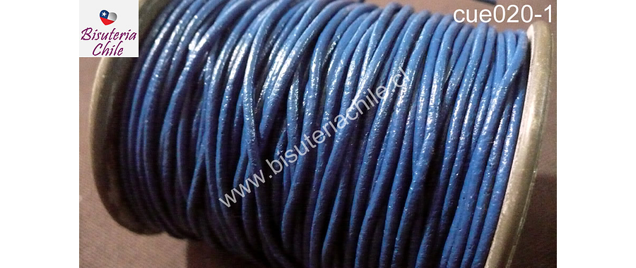 Cuero azul de 1,5 mm de espesor, por metro 