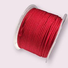 Hilo trenzado de 1.8 mm, color rojo, ROLLO DE 50 METROS