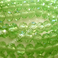 Cristal verde claro de 6 mm, tira de 90 unidades