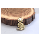 Colgante gato baño de oro, 25 x 16 mm, set de 6 unidades (por mayor)