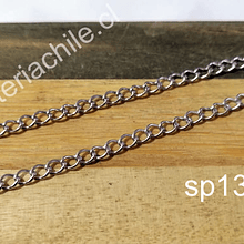 cadena acero, 4 x 3 mm, por metro