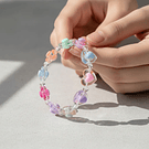 Cuentas de acrílico17 x 14 mm, bisutería, en colores mixtos