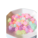 Estrella multicolor luminosas, 12 mm, agujero de 4 mm