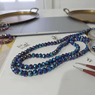 Cristal 10 x 8 mm, amarillo set de 20 unidades