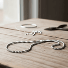 Cristal facetado 1.5 mm en color plateado, 195 cristales aprox