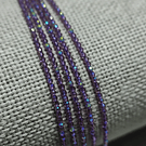 Cristal facetado 1.5 mm en color lila tornasol 195 cristales aprox