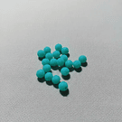 Cristal facetado de 6 mm, color menta, tira de 85 cristales aprox.