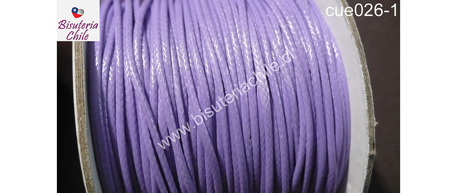 Simil cuero color lila, 1 mm de espesor, rollo de 50 metros