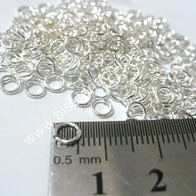 Argolla plateada n° 2, de 6 mm de diámetro set de 20 grs- COPIA