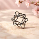 colgante plateado 45 x 32 mm, por unidad