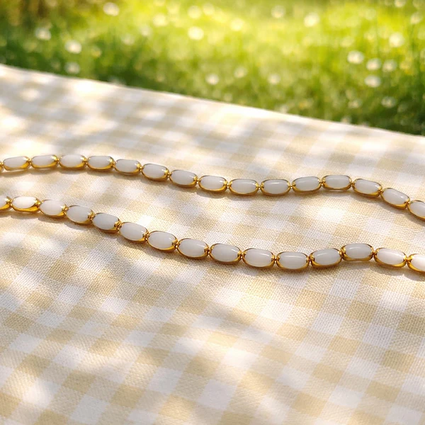 Cristal blanco piedra lunacon aplicación, 7 x 4 mm, tira de 50 cristales aprox