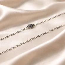 Collar de acero eslabón de 4 x 2 mm de grosor, 45 de largo 