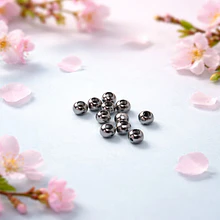 separador acero 5 mm de diámetro, 3 mm de ancho, agujero de 3mm, set de 10 unidades