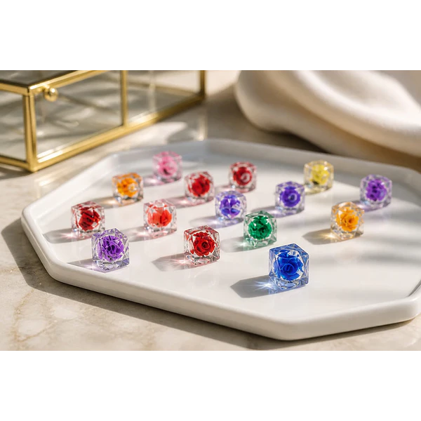 ACRILICOS MULTICOLOR, 10 MM, SET DE 20 GRS, 45 PIEZAS APROX