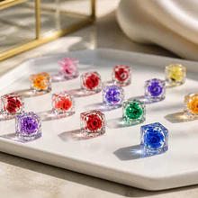 ACRILICOS MULTICOLOR, 10 MM, SET DE 20 GRS, 45 PIEZAS APROX