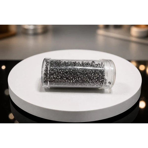 Mostacilla calibrada gris tornasol 11/0 , 20 grs.