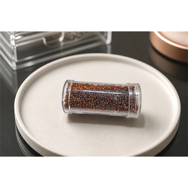 Mostacilla calibrada, fucsia tornasol, 20 grs