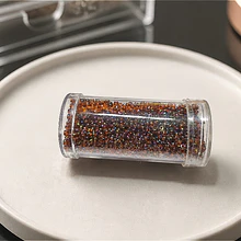 Mostacilla calibrada, fucsia tornasol, 20 grs