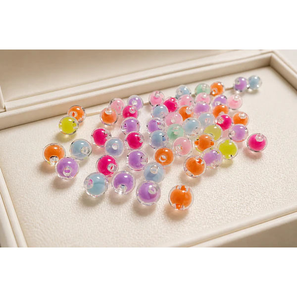 Perlas inyectadas de 8 mm, set de 20 grs