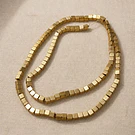 Hematite dorada cuadrada 3 x 3 mm, tira de 125 piezas