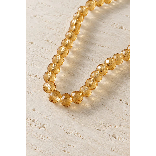 Cristal café 6 mm por 5 mm, tira de 88 unidades