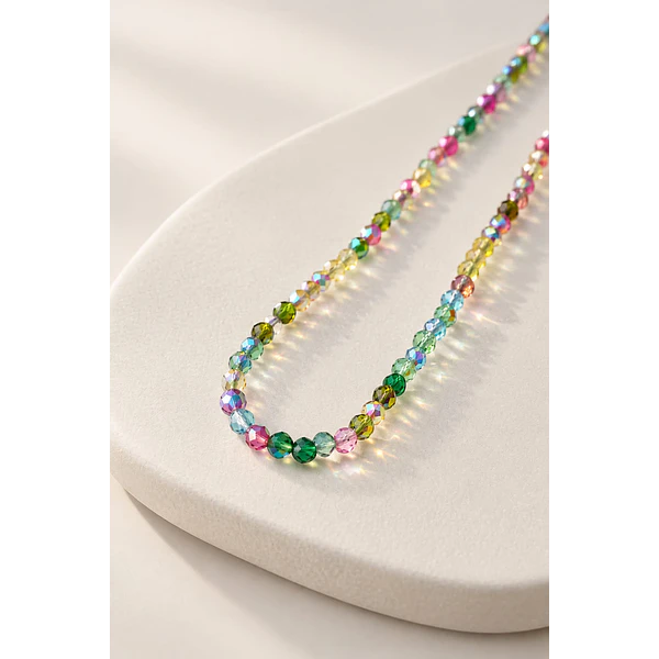 Cristal 1 mm, multicolor tornasol, tira de 195 cristales aprox