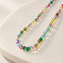Cristal 1 mm, multicolor tornasol, tira de 195 cristales aprox
