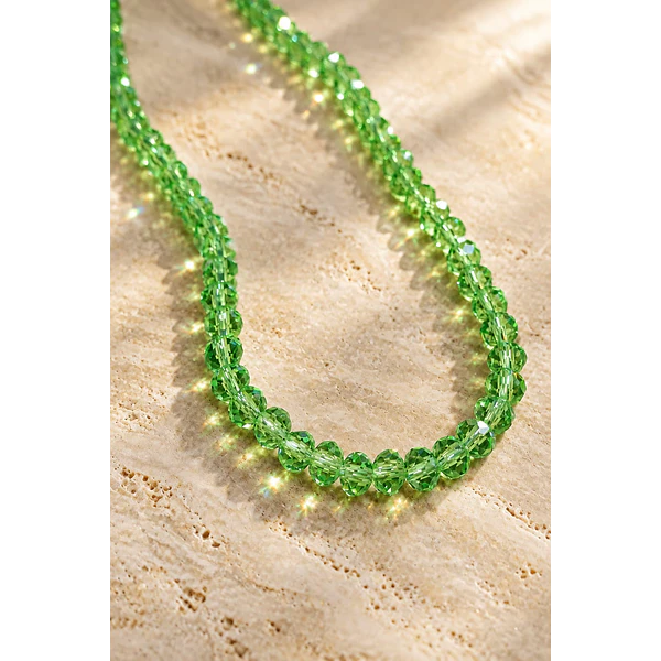 Cristal verde claro de 6 mm, tira de 90 unidades