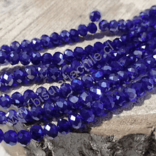 Cristal azul tornasol, de 6 mm, tira de 98 unidades aprox