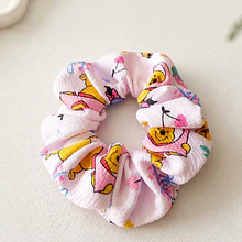 Scrunchies Winnie Pooh, para el cabello, 14 cm de ancho por unidad