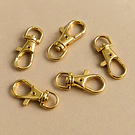 set de llaveros dorados, 34 x 15 mm, set de 6 unidades