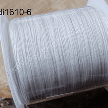 Hilo chino color blanco, 0,5 mm de ancho, rollo de 150 metros