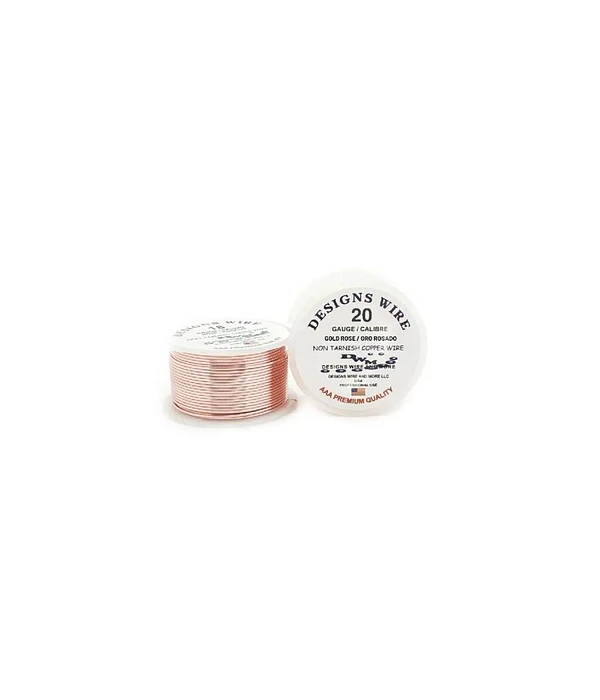 Alambre rosa, calibre 20.