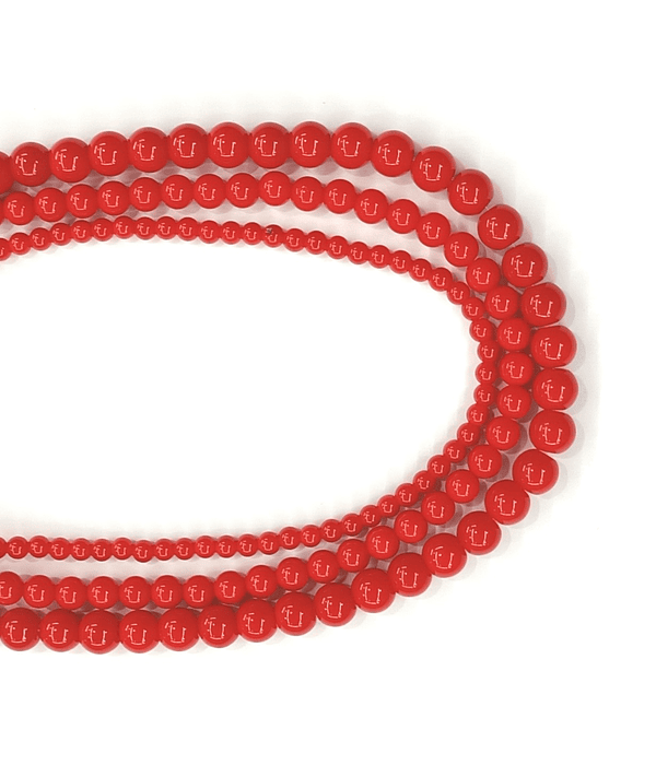 Jade Rojo 4mm, 6mm y 8mm