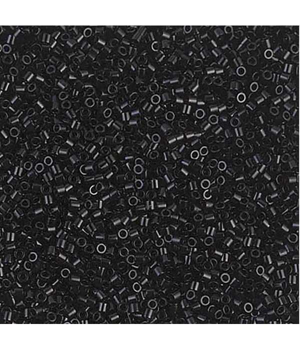 Delica  10/0 negro, 10