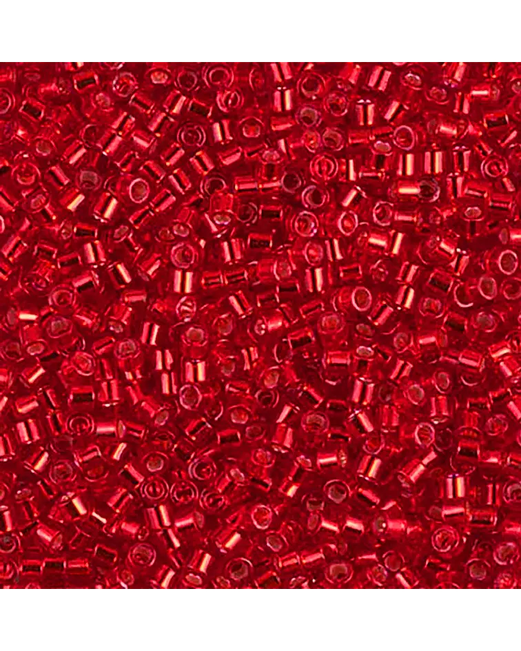 Delica 10/0 Rojo brillante, 602