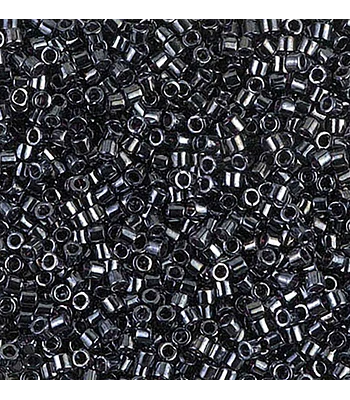 Delica 10/0 negro metálico , 1