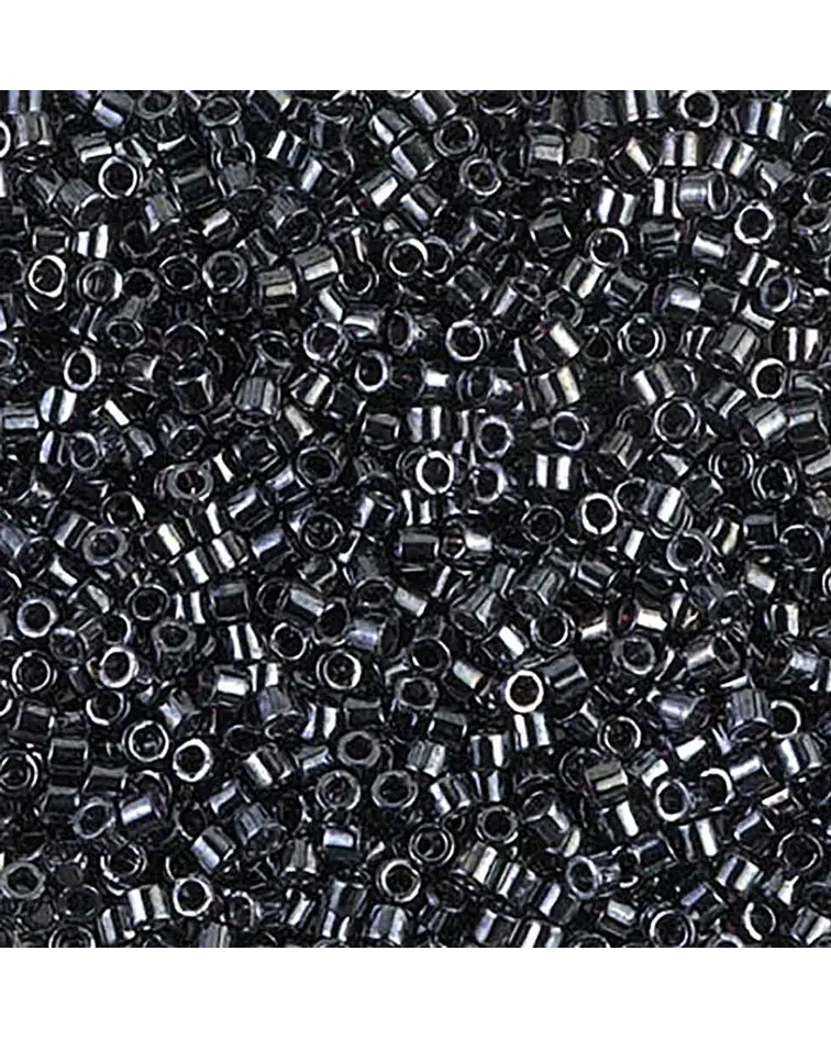 Delica 10/0 negro metálico , 1
