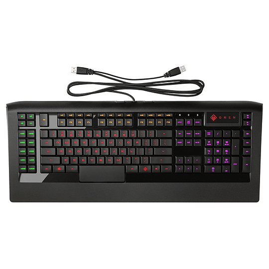 TECLADO GAMER HP OMEN RETROILUMINADO CON TECNOLOGIA STEELSERIES