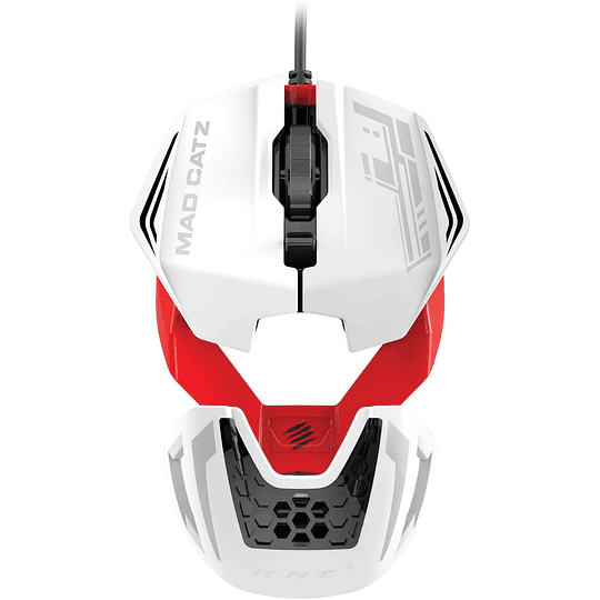 MOUSE GAMER MAD CATZ R.A.T.1 BLANCO ROJO USB 3500DPI - Image 1